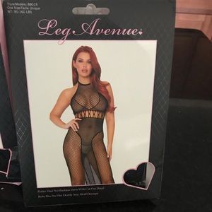 Black one size fits all sexy swimsuit coverup